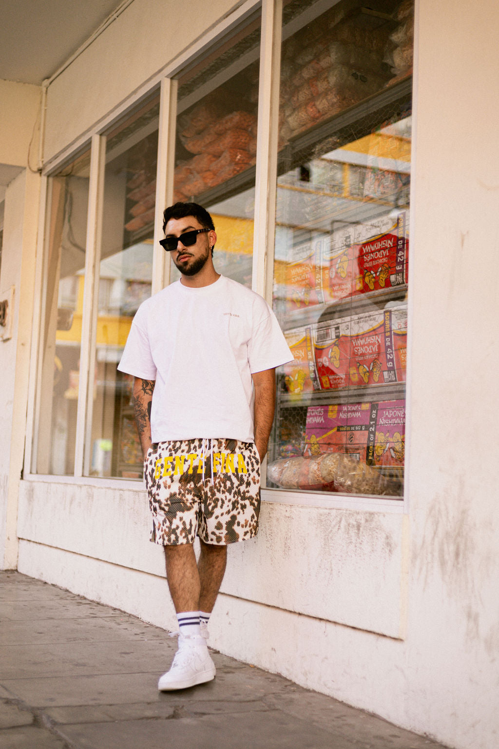 MEXICO MESH SHORTS- DE VACA