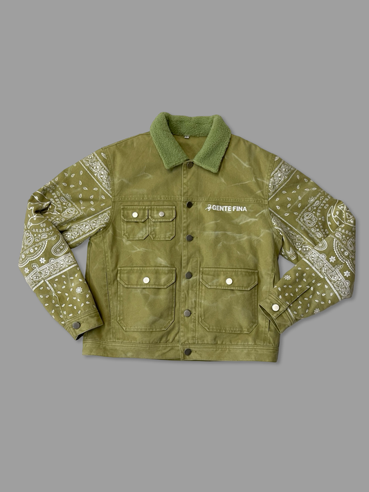 Sage Denim Jacket