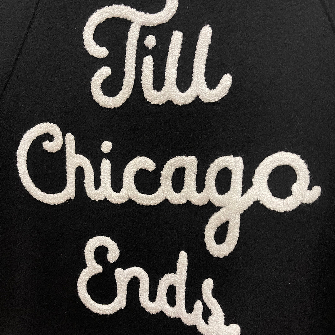 'Chicagoan Till Chicago Ends' Varsity Jacket