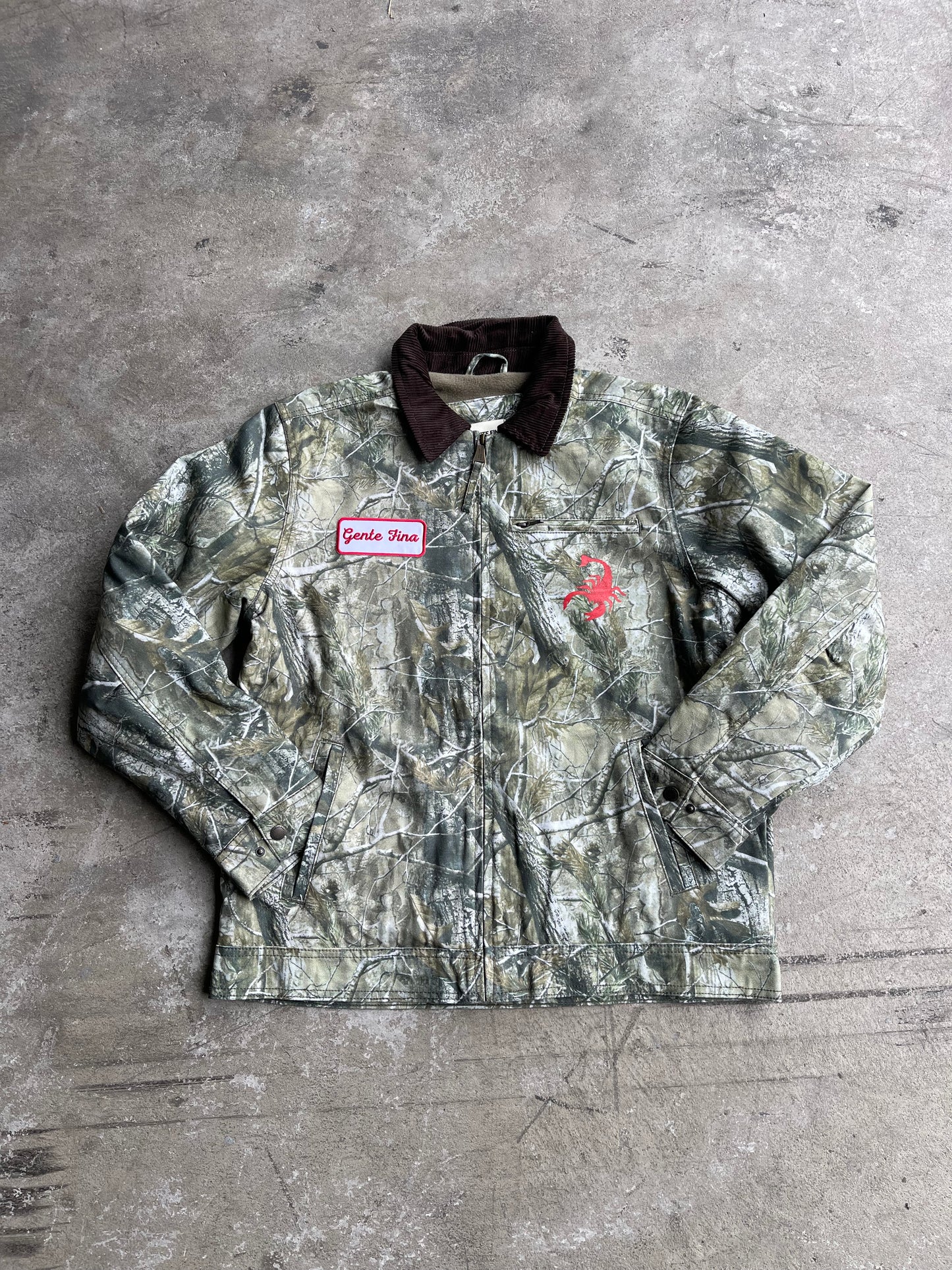 Gente Fina x Bass Creek Collar Work Jackets (CAMO)