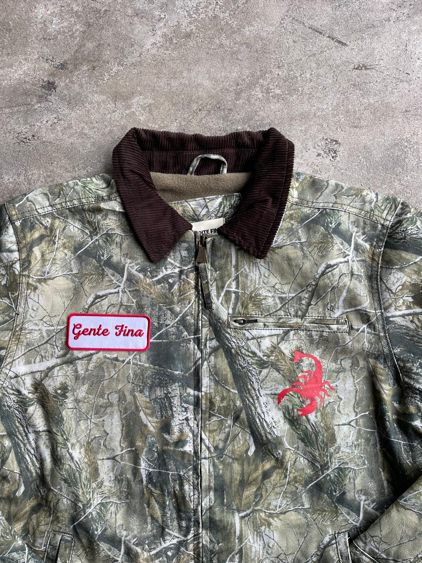Gente Fina x Bass Creek Collar Work Jackets (CAMO)