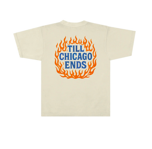 Till Chicago ends logo tee