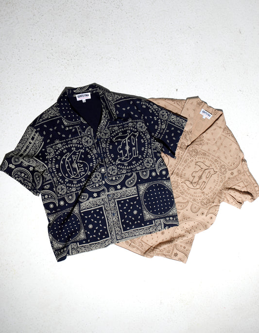 PAISLEY BUTTON UP