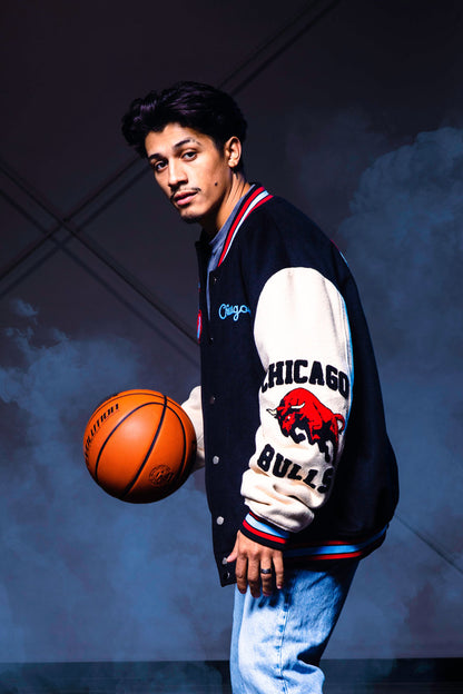 GENTE FINA x CHICAGO BULLS VARSITY JACKET