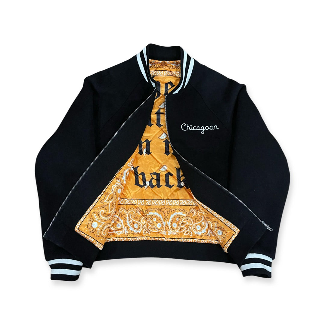 'Chicagoan Till Chicago Ends' Varsity Jacket