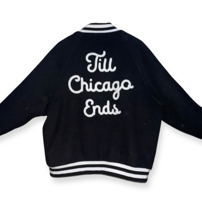'Chicagoan Till Chicago Ends' Varsity Jacket